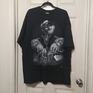 Popeye The Sailor Man  Stacking Up Chips TShirt